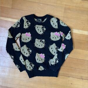 Sanrio Hello Kitty Gold Knit Sweater